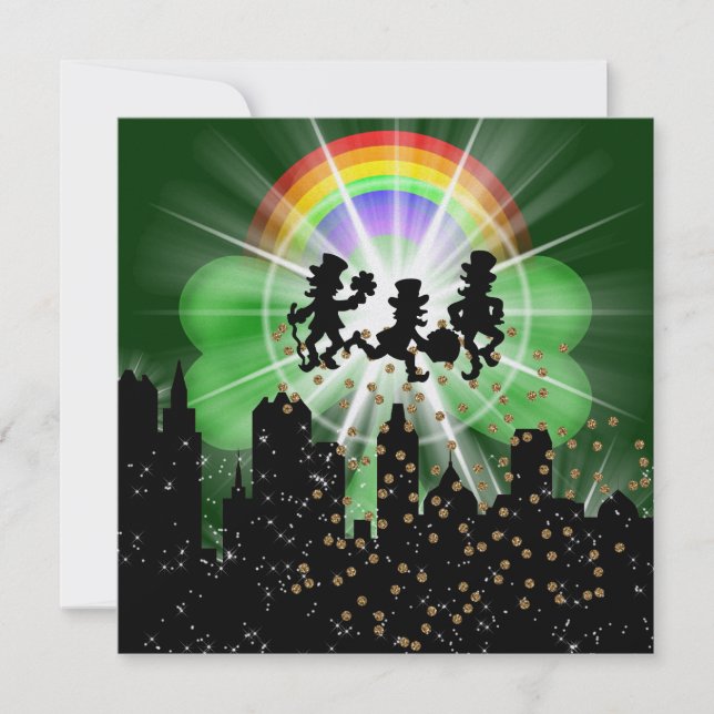 Party in Style Bright Lights 3 - SRF Einladung (Vorderseite)