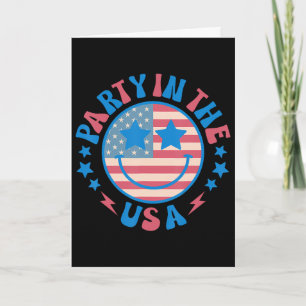 Party In The Usa 4. Juli Preppy Lächeln Shirts M Karte