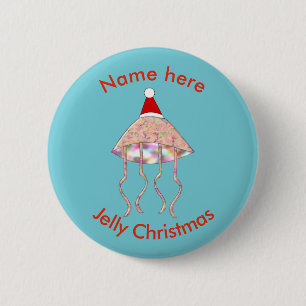 Party Jellyfish Custom Button