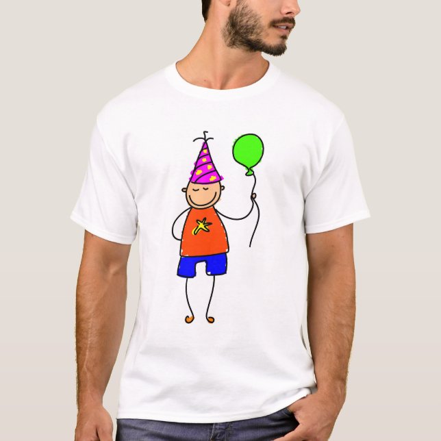 Party-Junge T-Shirt (Vorderseite)