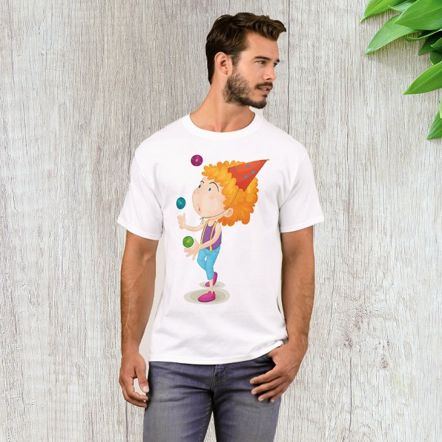 Party Kid Juggling farbenfrohe Balls T-Shirt (Von Creator hochgeladen)