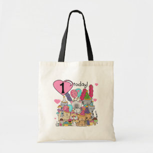 Party Kittens 1st Birthday Tshirts und Geschenke Tragetasche