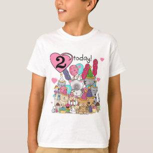 Party Kittens 2. Geburtstag T - Shirt und Geschenk