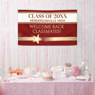 Party! Klassentreffen Willkommen Banner