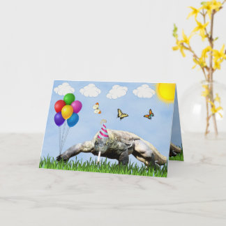 Party Komodo Dragon Happy Birthday Card Karte
