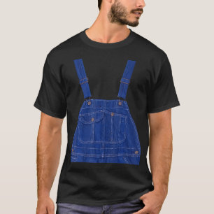 Party-Kostüm - Blauer Gesamtfarbdruck auf einem Ye T-Shirt