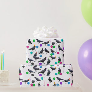 Party Krähen Geschenkpapier