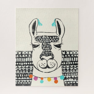 Party-Lama - Porträt Puzzle