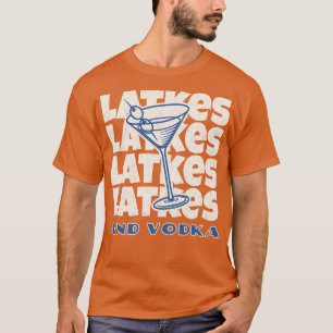 Party Latkes und Vodka Hanukkah T-Shirt