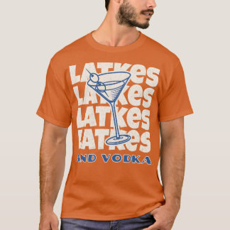 Party Latkes und Vodka Hanukkah T-Shirt