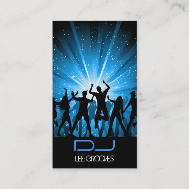 Party-Leute-Geschäfts-Karte Visitenkarte (Vorderseite)