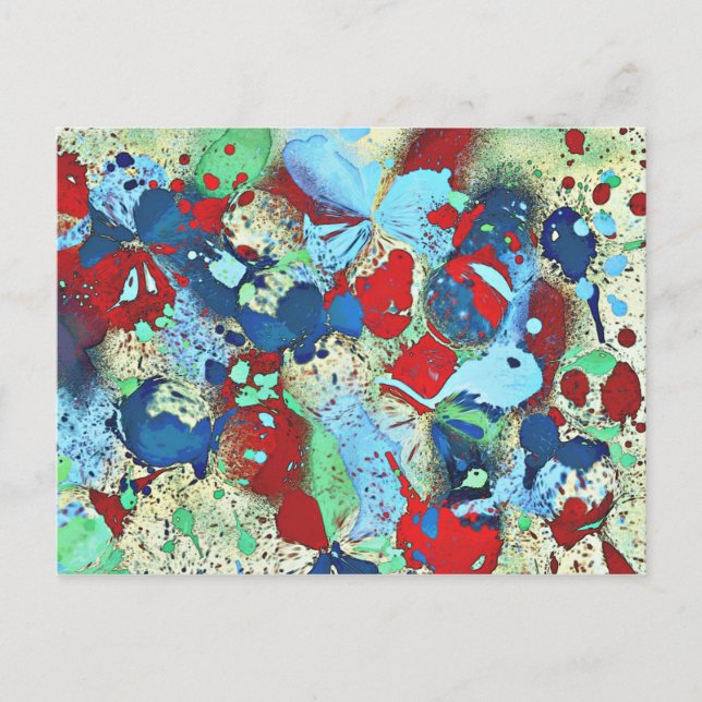 Party Lichen Postkarte (Vorderseite)