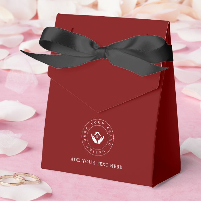 Party liefert benutzerdefinierte Logos und Textver Geschenkschachtel (Hochzeit)