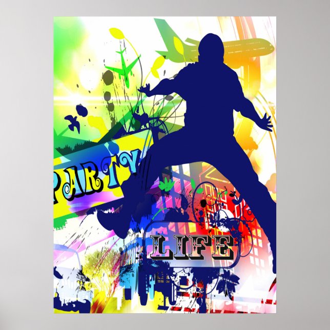 Party Life Poster (Vorne)