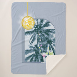 Party Lights Cocktails Diskothek Ball Palms on Blu Sherpadecke