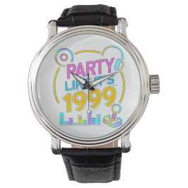Party Like It’s 1999®™ – Neon Soundtrack Armbanduhr