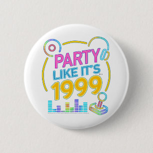 Party Like It’s 1999®™ – Neon Soundtrack  Button