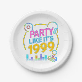 Party Like It’s 1999®™ – Neon Soundtrack Pappteller