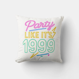 Party Like It’s 1999®™ – Neon Spannung Kissen