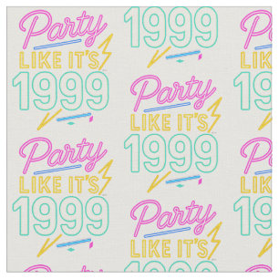 Party Like It’s 1999®™ – Neon Spannung Stoff