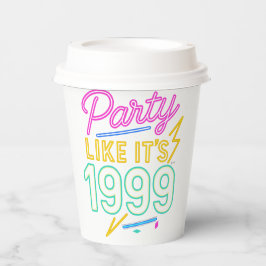 Party Like It’s 1999®™ – Neon Voltage Pappbecher