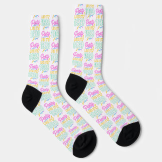 Party Like It’s 1999®™ – Neon Voltage Socken