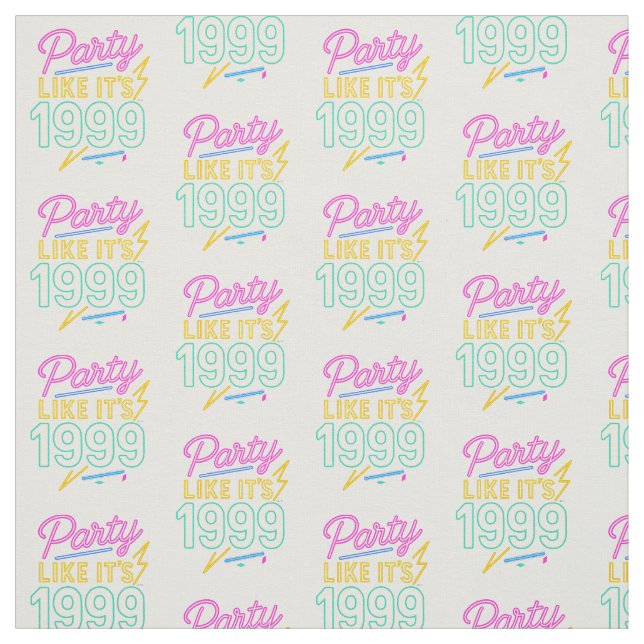 Party Like It’s 1999®™ – Neon Voltage Stoff (Muster)