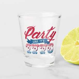 Party Like it's 1776 4. Juli Shot Glass Schnapsglas
