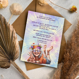 Party Like It's 1969 Birthday-Retro 60er Milestone Einladung