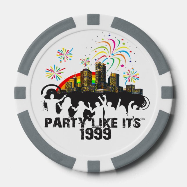 Party Like it's 1999® - Poker Chips - Design 15 (Vorderseite)
