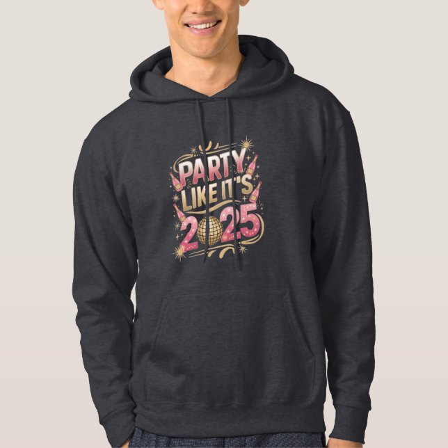 Party like's 2025 Basic Hooded Sweatshirt (Vorderseite)