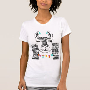 Party Llama - Portrait T-Shirt