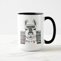 Party Llama - Portrait