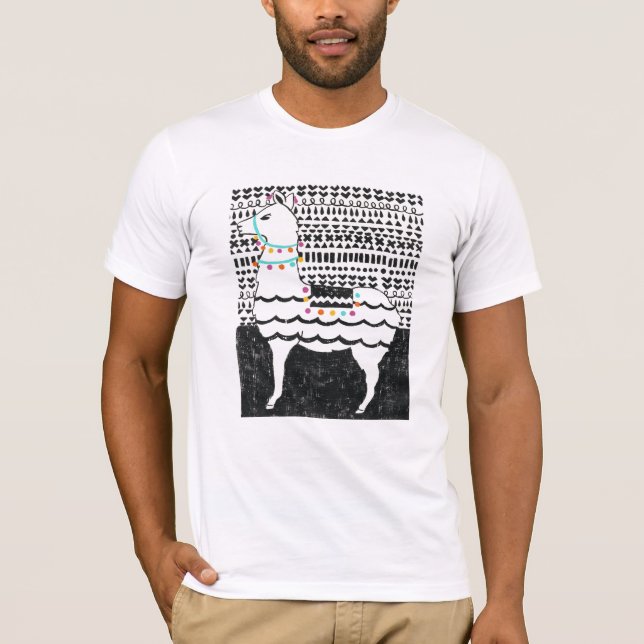 Party Llama T-Shirt (Vorderseite)