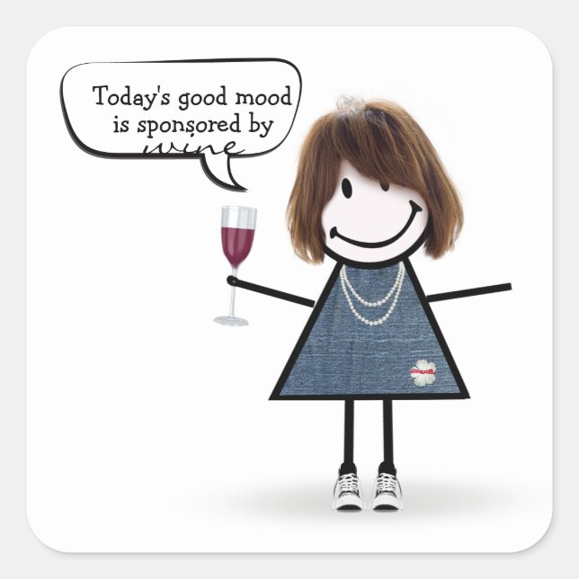 Party Locarno on Ice Quadratischer Aufkleber (Vorderseite)