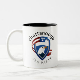 Party-Logo-Elemente Zweifarbige Tasse