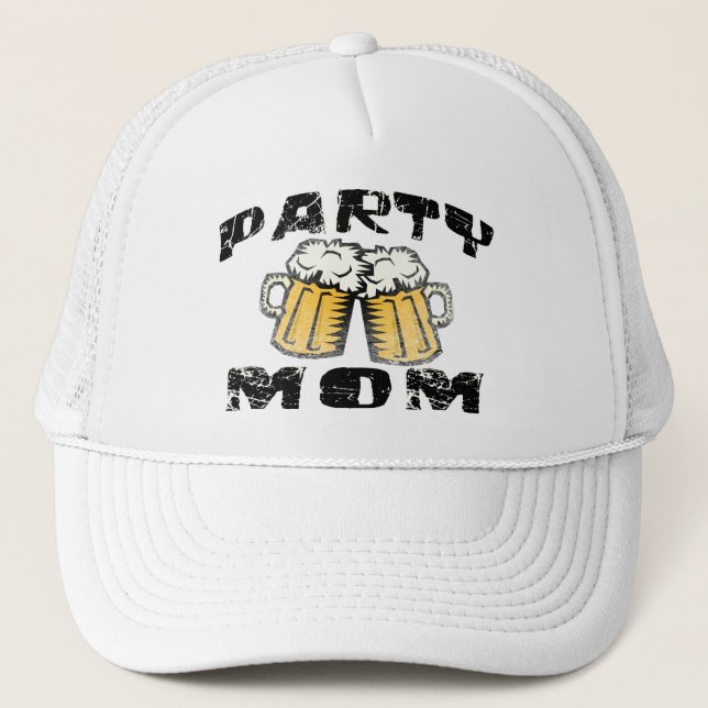 Party-Mama Truckerkappe (Vorderseite)