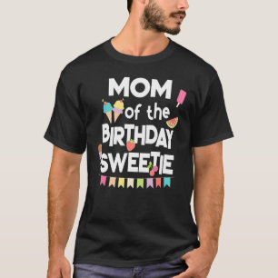 Party-Mama von Eiscreme des Geburtstagssafts 1 T-Shirt