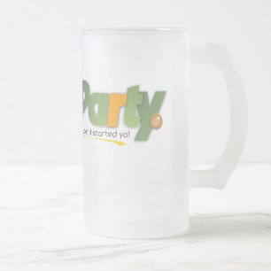 Party Mattiert Glass Tasse