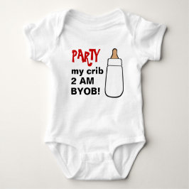 Party mein Baby-Bodyshirt 2AM BYOB Baby Strampler
