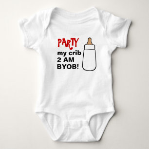 Party mein Baby-Bodyshirt 2AM BYOB Baby Strampler