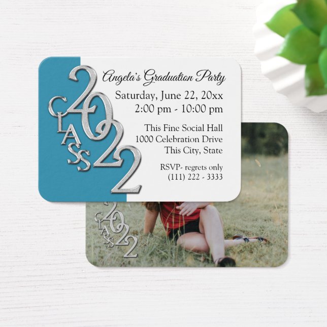 Party Mini Pocket Foto Einsteckkarte 2022 (Schreibtisch)