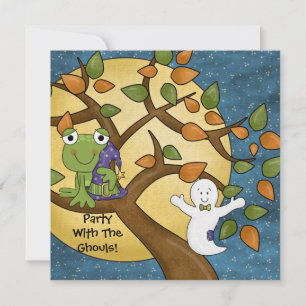 Party mit der Ghouls Halloween Einladung