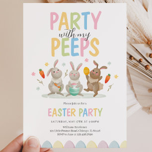 Party mit meinem Peeps OsterParty Einladung