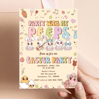 Party mit meinem Peeps OsterParty Einladung