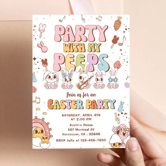 Party mit meinem Peeps OsterParty Einladung