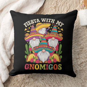 Party mit meinen Gnomigos Gnom Cinco De Mayo Kissen