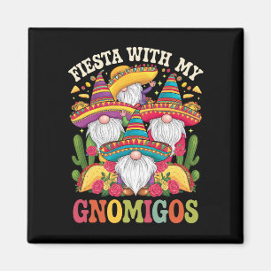 Party mit meinen Gnomigos Gnom Cinco De Mayo Magnet