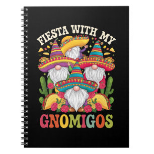 Party mit meinen Gnomigos Gnom Cinco De Mayo Notizblock