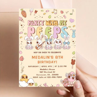 Party mit My Peeps Birthday Party Einladung